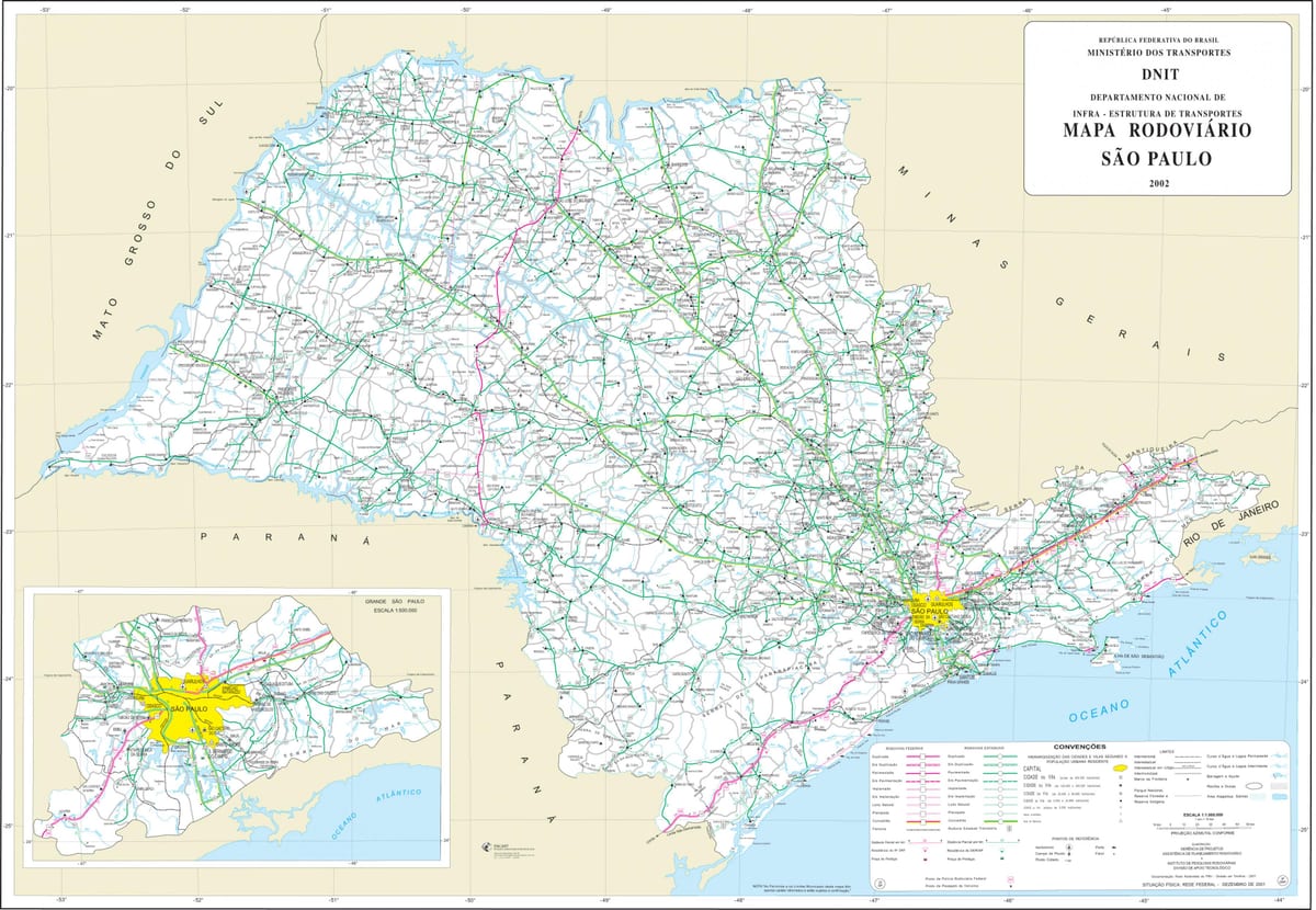 Сан-Паулу карті регіону