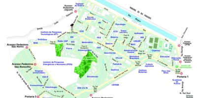 Сан-Паулу шкільній карті