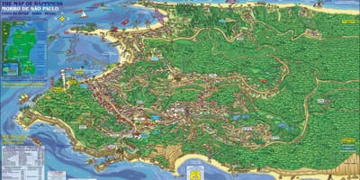 Морро-де-Сан-Паулу карті